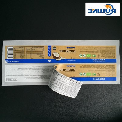 多层英文贴纸印刷 外贸不干胶标签 防水双层3面不干胶标贴厂家图4