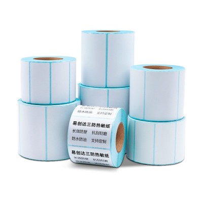 三防热敏纸不干胶标签纸100*100热敏标签打印贴纸60*40热敏标签纸