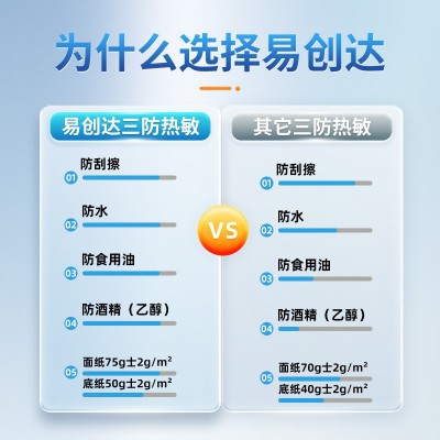 三防热敏纸不干胶标签纸100*100热敏标签打印贴纸60*40热敏标签纸图5