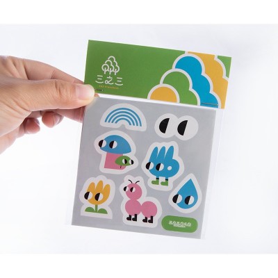 卡通不干胶定制可爱礼品防水标签行李箱动漫手账小熊卡通贴纸定制图2