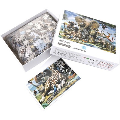 厂家供应纸质拼图1000片益智玩具科教拼板玩具儿童成人拼图拼板图3