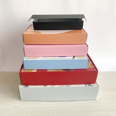 服装包装盒打包快递纸盒内衣盒定 制礼品盒飞机盒定 制瓦楞盒图4