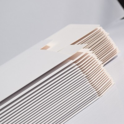 各种白卡纸盒加厚长方形空白可印刷logo盲盒设计包装盒印刷彩盒图4