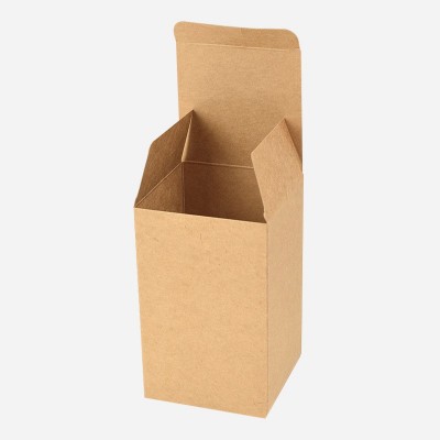 350g牛皮纸包装盒 现货通货空白盒 可LOGO烫金烫银单色彩色印刷图2