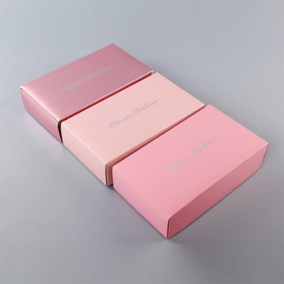 层服装包装盒瓦楞纸内衣飞机盒双面彩色印刷logo快递打包盒制定图3