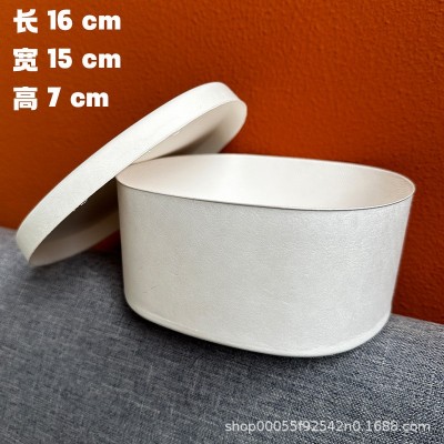 16*15cm纸塑环保可降解牛皮纸盒首饰盒包装配件日用品现货方盒图3
