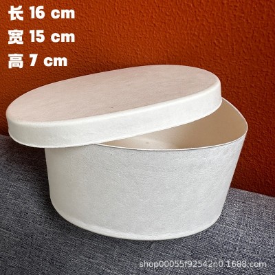 16*15cm纸塑环保可降解牛皮纸盒首饰盒包装配件日用品现货方盒图4