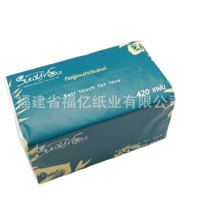 厂家直供出口外贸软抽家用纸巾 餐厅抽取式原生木浆软抽批发图5