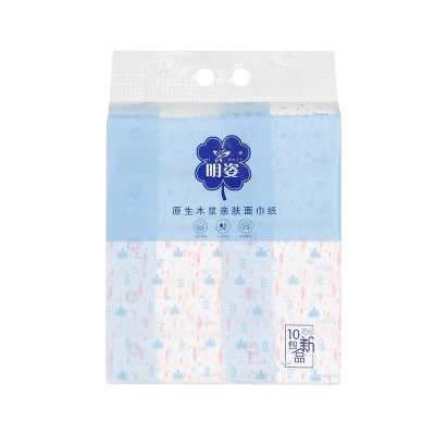 柔纸巾家用卫生纸擦手纸抽纸 家庭装加厚餐巾纸 多层面巾纸批发图3
