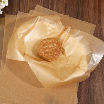 级涂蜡纸烘培包装油蜡纸防油垫纸五仁月饼包装汉堡纸工厂批发