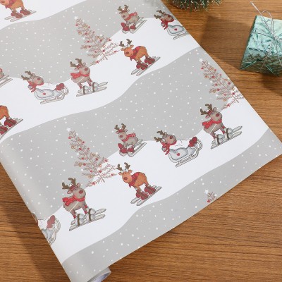 现货鲜花礼品包装纸情人节卡通加厚铜版纸高级感礼物礼盒花束包装图5