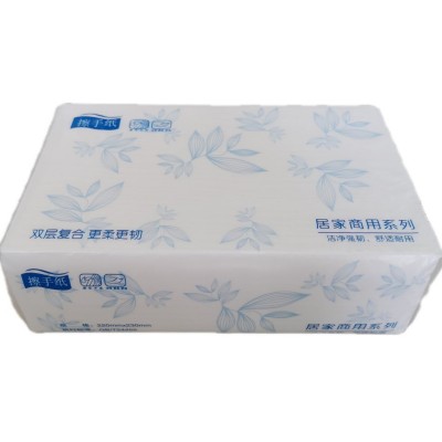 高级双层复合擦手纸吸油缩水不掉纸屑不易破图2