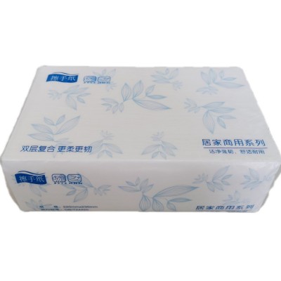 高级双层复合擦手纸吸油缩水不掉纸屑不易破图4