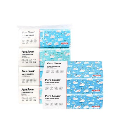 整箱批发大尺寸400张抽纸 2层200抽原生木浆餐巾纸抽纸家用实惠装图4