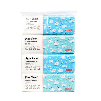 整箱批发大尺寸400张抽纸 2层200抽原生木浆餐巾纸抽纸家用实惠装图5