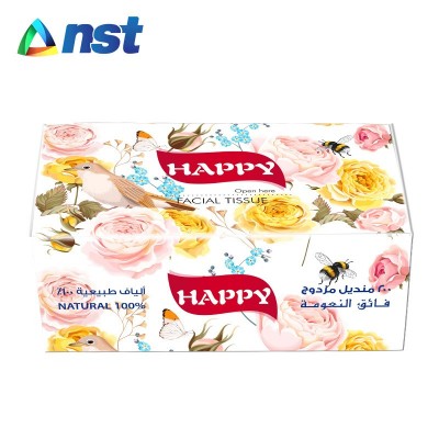 跨境出口 澳大利亚 中东 欧洲 木浆定制盒抽 面巾纸巾 潍坊工厂