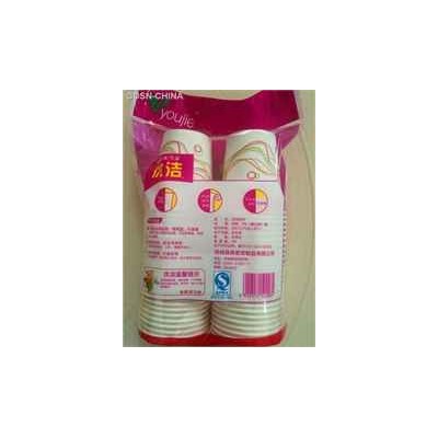 一次性淋膜纸杯,优洁纸杯,加厚纸杯批发图2