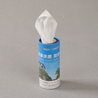 定制圆型筒抽纸巾车载桶装广告抽纸定制软抽纸巾商用餐巾纸加logo图5