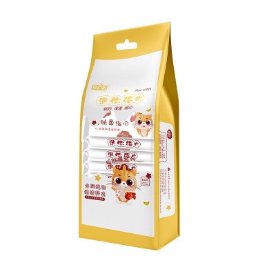 64片湿纸巾小包便携迷你湿巾儿童手口清洁湿巾学生随身装湿巾厂家图2