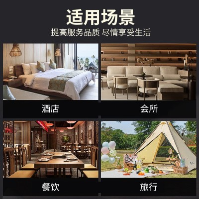 一次性湿毛巾批发餐饮酒店餐厅饭店商用广告加厚高端湿巾可印logo图3