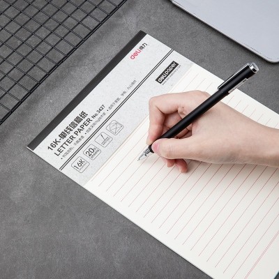 得力3427信纸本信笺米字格练字本单线小学生16k申请书专用信稿纸图3