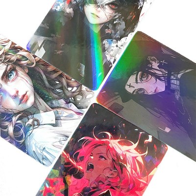 自印小卡定制印刷明星卡通特种纸满天星镭射卡纸打印卡片定制小单图4