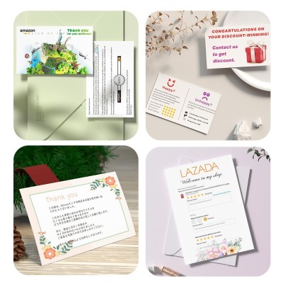 英文卡片定 制英文售后 感谢卡定 制亚马逊售后卡速卖通卡片定 制图3