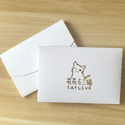明信片封套制卡片盒子卡套印刷镂空封套现货来图可制封套创意