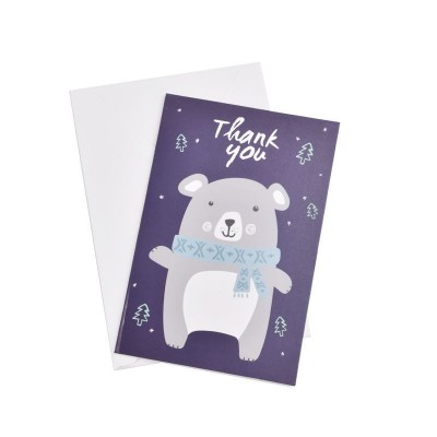 感谢卡印刷定制牛皮纸售后卡生日祝福贺卡圣诞万圣纸卡 感谢卡片图4