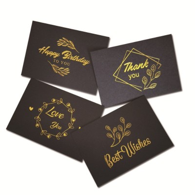 感谢卡印刷定制牛皮纸售后卡生日祝福贺卡圣诞万圣纸卡 感谢卡片图5