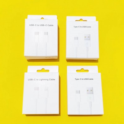 数据线盒子定做白卡纸牛皮纸挂钩盒彩色印刷小批量定制批发印logo图2