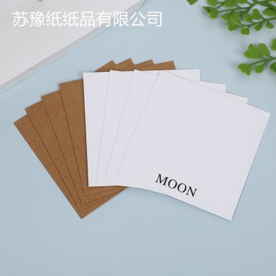 月亮卡牛皮纸手链手串转运饰品卡纸印刷包装高档黑色简约时尚通用图5