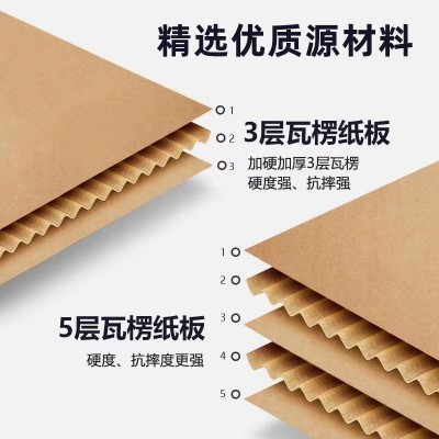 工厂批发纸箱快递打包电商物流纸箱特硬加厚大小号纸盒邮政纸箱图3