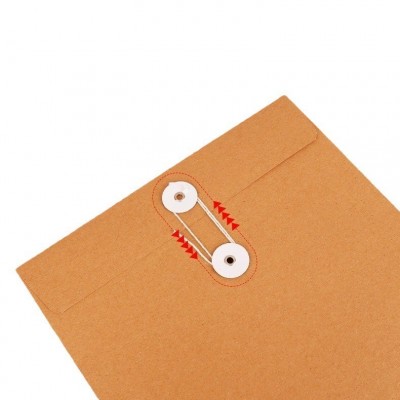 50个西玛牛皮纸档案袋A4大容量加厚投标合同资料纸质文件袋40mm背图4