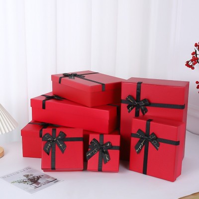 高档天地盖礼盒定制大号橙色礼品盒加logo硬盒企业茶叶包装盒订做图4