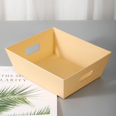 梯形礼物包装盒欧式超市收纳盒跨境圣诞礼盒空盒复活节礼品盒批发图2