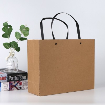 厂家现货定做批发定制 牛皮礼品袋手提袋服装纸袋定做印logo烫金图2