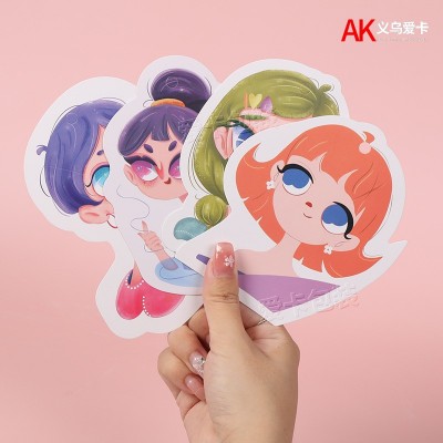 韩版凹凸耳环卡纸定制耳钉卡项链纸发夹发饰耳饰首饰包装 卡片订制图2