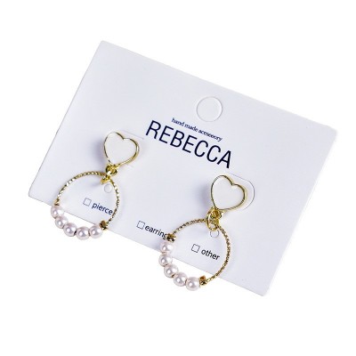 韩版时尚新款耳饰卡纸定制饰品卡纸定制背卡卡片印刷DIY配饰卡片图2