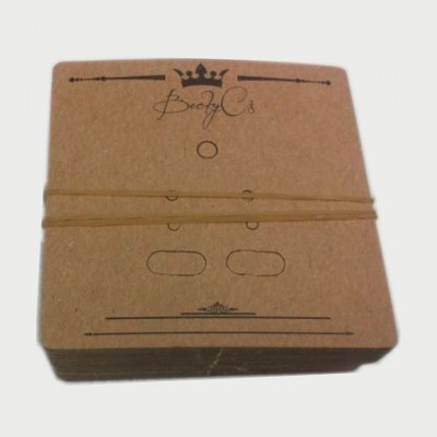 专业印刷纸卡 小批量童装服装纸卡 卡片 彩印牛皮纸吊牌图3