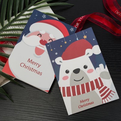 教师节感谢留言祝福卡片定 做感恩信封圣诞节贺卡生日贺卡定 制图4