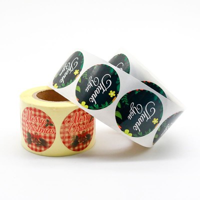 thank you心形礼品封口贴小批量定 制感谢装饰贴DIY礼物装饰贴纸图4