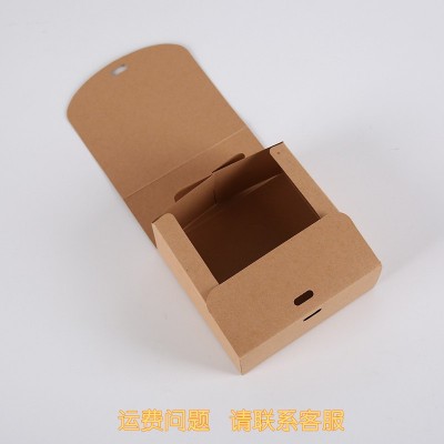 定制翻盖牛皮白卡纸西点礼盒蝴蝶结盒马卡龙组合包装盒子批发图5