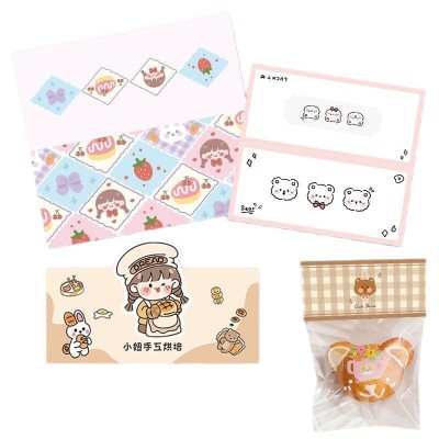 卡头卡背彩色印刷对折飞机孔卡头饰品小标签吊牌包装纸包装袋图4