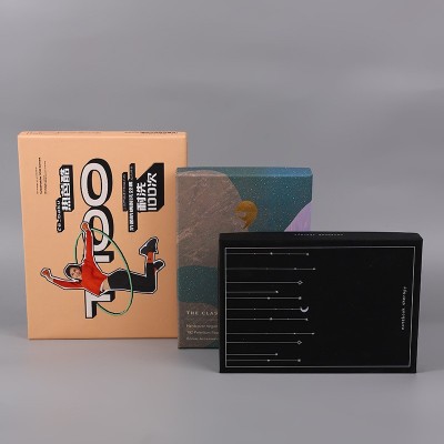 天地盖包装盒定制茶叶书型盒 开窗白卡纸彩盒定制 化妆品包装礼盒图3