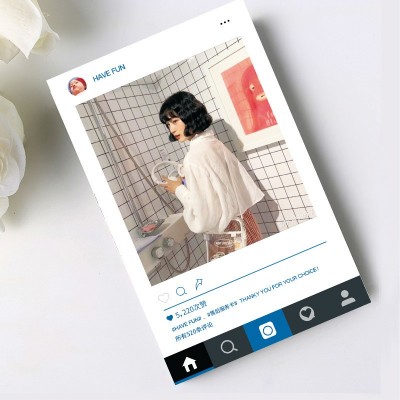 售后卡 明信片简约售后服务卡 五星好评价卡 网店好评卡图4