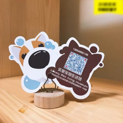 异形卡片定 制异型卡通人物标签卡纸吊牌定 做小贺卡印刷包装设计图3