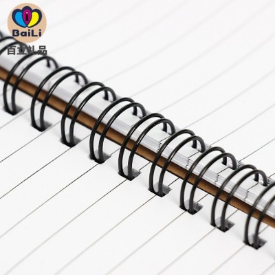 定制线圈笔记本商务企业礼品A4A6A5A6活页牛皮纸螺旋yo 线圈本带笔图3