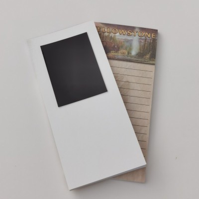 跨境异形磁性铜版纸质定做卡通图案套装亚克力文创手账本软磁冰箱