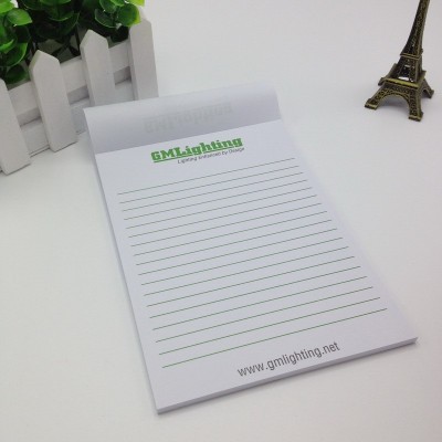 a4a516K便签纸广告胶头本红头文件企业抬头练字本信纸草稿纸图3